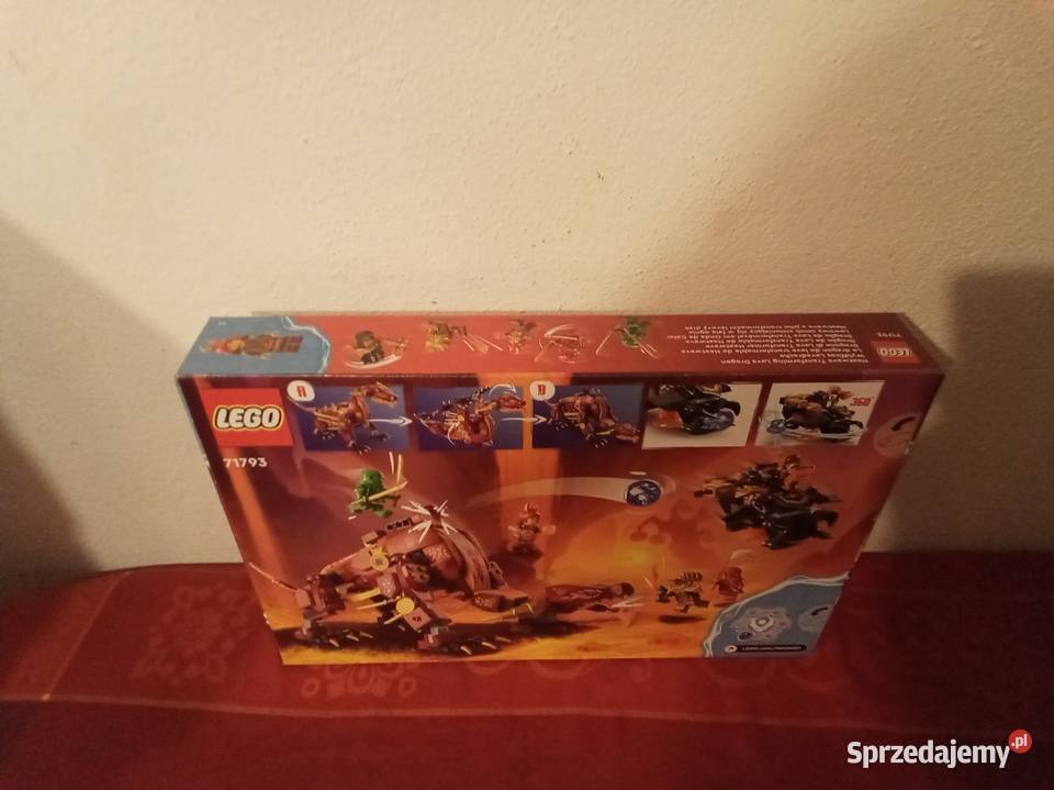 Lego Ninjago 71793 lawowy smok zmieniający się w mazowieckie Warszawa