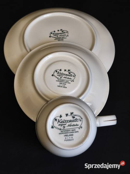 Zestaw kawowy trio Keltcraft Noritake Ireland Chełm sprzedam