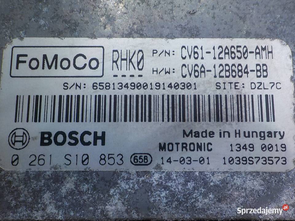 FORD FOCUS MK3 10 B 14r 5D HB sterownik komputer osobowe Suków sprzedam