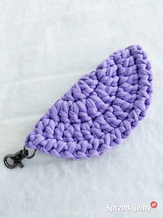 Etui na okulary crochet brelok do torby ręcznie Pozostałe Piotrków Trybunalski