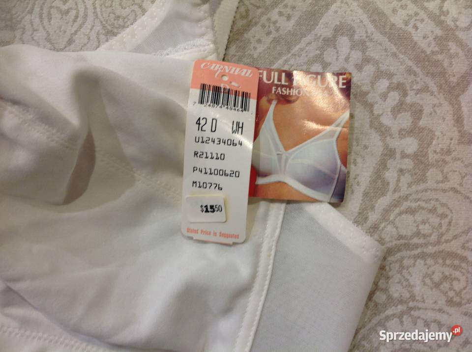 Biały Stanik Biustonosz 95 D Nowy Bielizna damska Nowa Sól