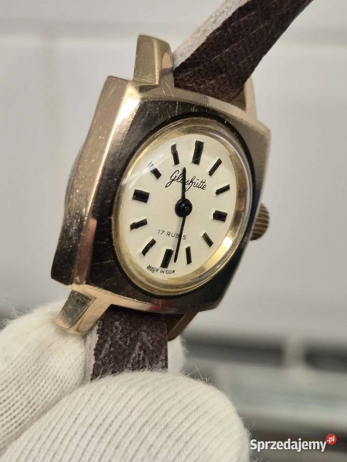 Damski zgarek Glashutte Au DDR sprzedam