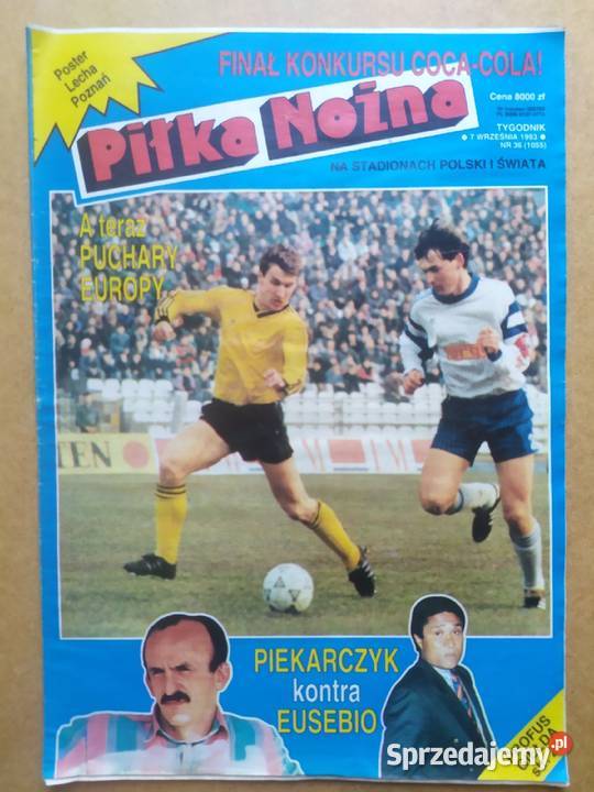 Tygodnik Piłka Nożna rocznik 1993 Czasopisma łódzkie Łódź sprzedam