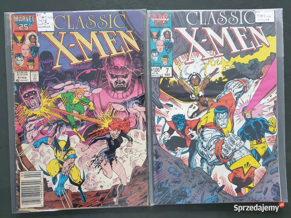 Classis XMen 9 komiksów Marvel USA 19871988 Gdynia