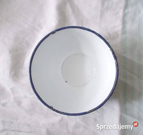 prl metalowa miseczka retro dekoracja do kuchni