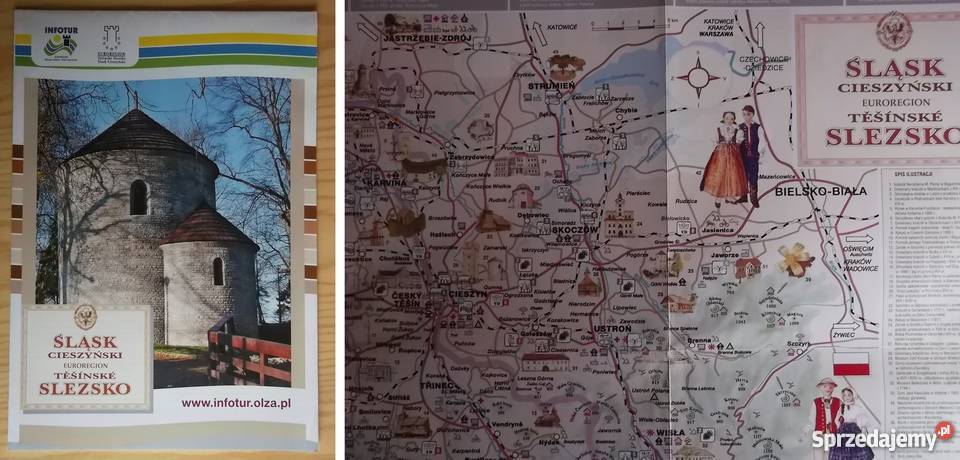 Mapy turystyczne i automapy z lat 80 i 90 Głuchołazy