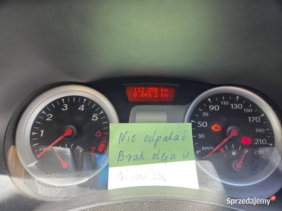 Renault Clio III 12 Grandtour uszkodzony silnik Daszewice sprzedam