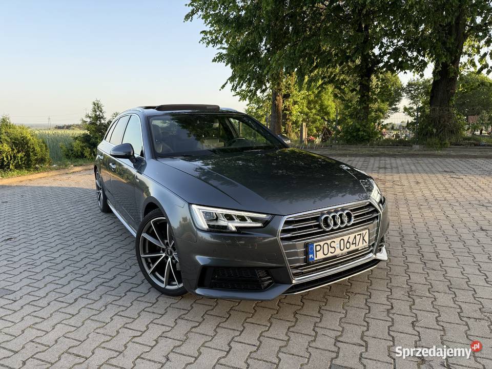 Audi A4 3x Sline 20 TFSI Martix VC BO Ostrów Wielkopolski