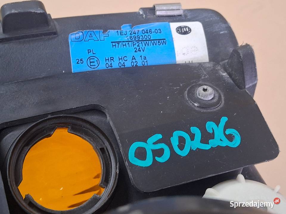 DAF XF105 XF95 CF LF REFLEKTOR LEWY LAMPA LEWA