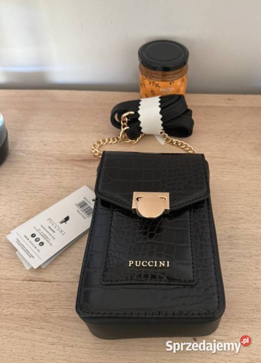 Torebka puccini na pasku na telefon plus miód Na ramię  śląskie Łazy