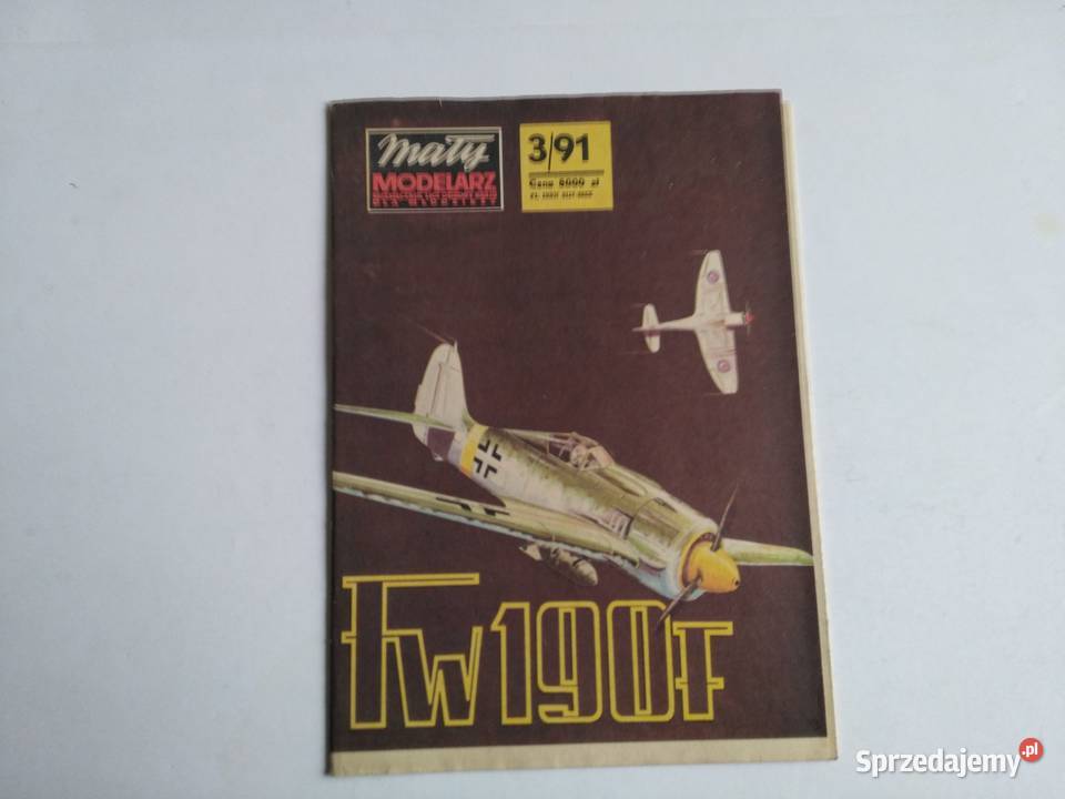Mały Modelarz 31991 Samolot myśliwski FW 190 F 1 śląskie