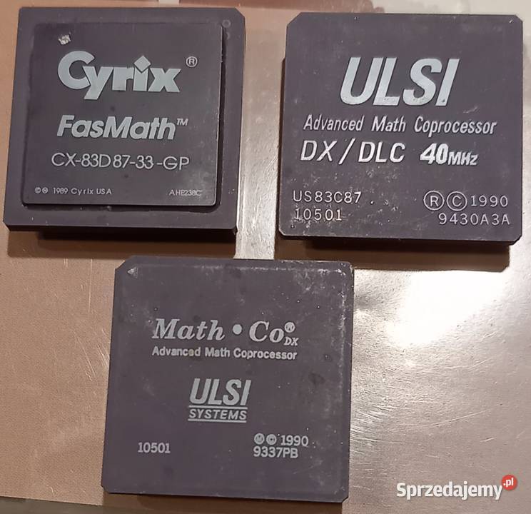 Math coprocesor koprocesor 386DX Cyrix