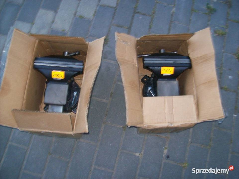 Imadło Ślusarskie Obrotowe 200 MM KOWADŁO żeliwo Elektryczne Głogowa