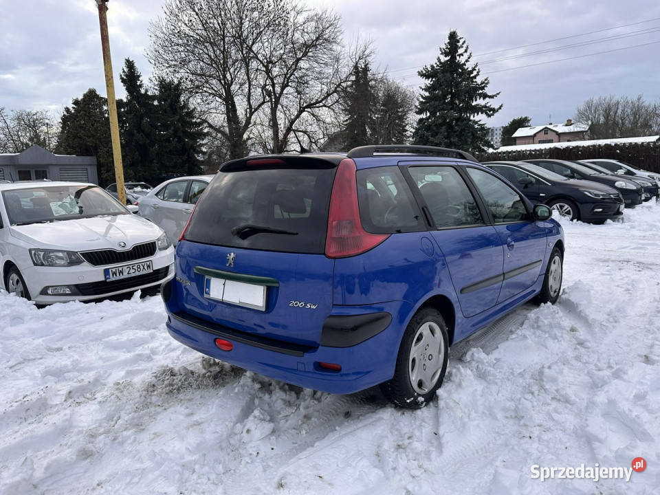 Peugeot 206 SW KlimatyzacjaWażne badanie mazowieckie Warszawa