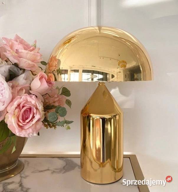 Lampa stołowa glamour nowoczesna stalowa art Warszawa