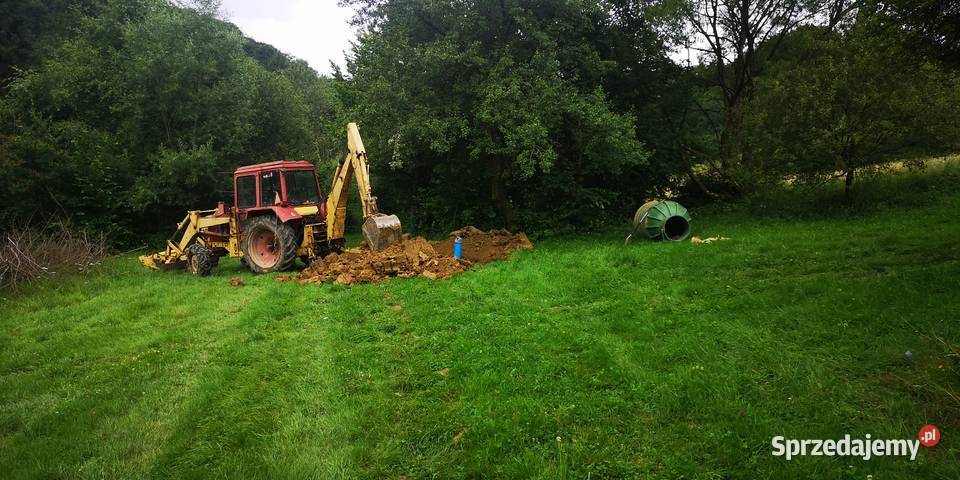 Mtz 82 koparko ładowarka Borex Teleśnica Oszwarowa