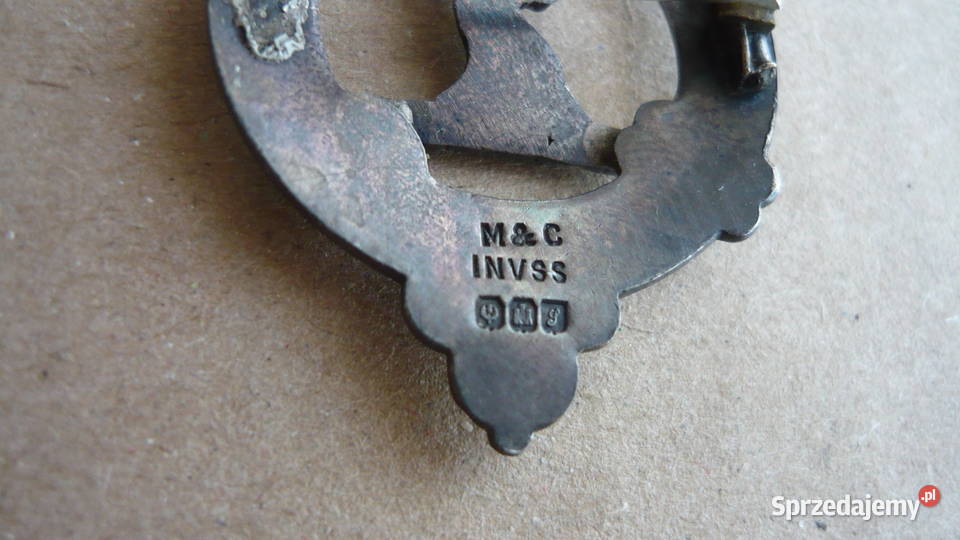 Brosza srebrna SPERO MELIORA mc INVSS Scottish Pozostałe Sokółka