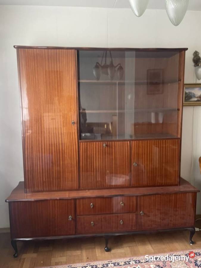 Zestaw komoda kredens drewniane lakierowane Warszawa