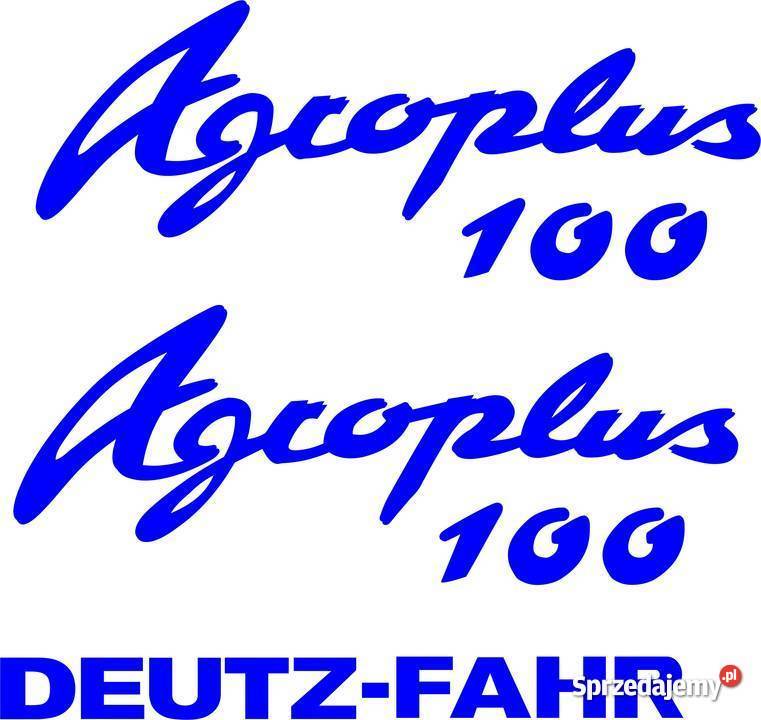 naklejki deutz agroplus 80 90 100 Jeżewo