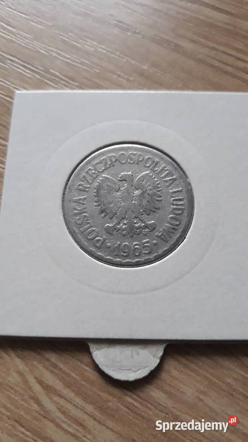 1 złoty 1965 r PRL 4 Rzadkość wielkopolskie Konin