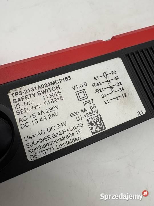 Euchner TP32131A024MC2183 113025 Safety Switch Warszawa sprzedam