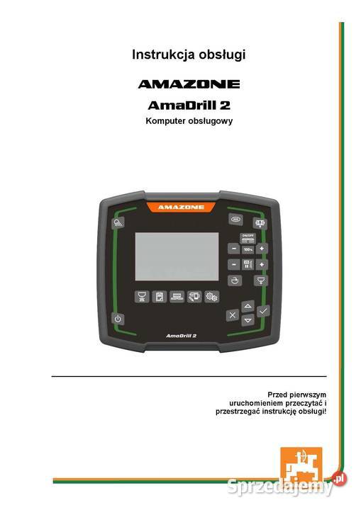 Instrukcja obsługi sterownik Amazone AmaDrill Szamotuły
