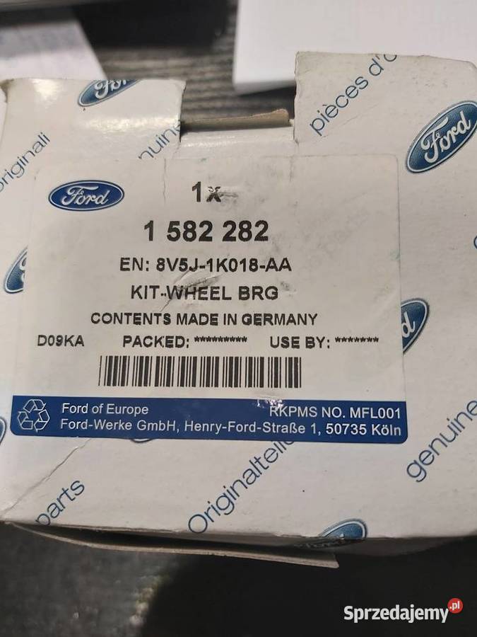 Łożysko Ford Fiesta 1582282 Bratford Radom