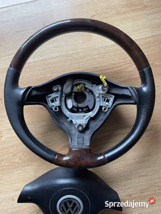 Kierownica drewno skóra Volkswagen Passat b5 fl Drezdenko sprzedam