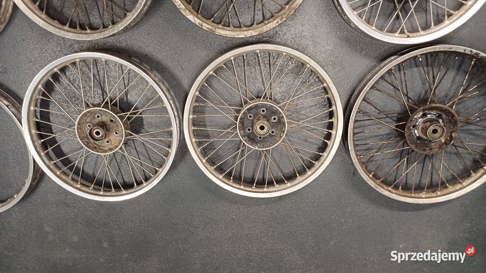 Koło koła obręcz felga piasta przód tył przednie Części i akcesoria motocyklowe Zduńska Wola sprzedam