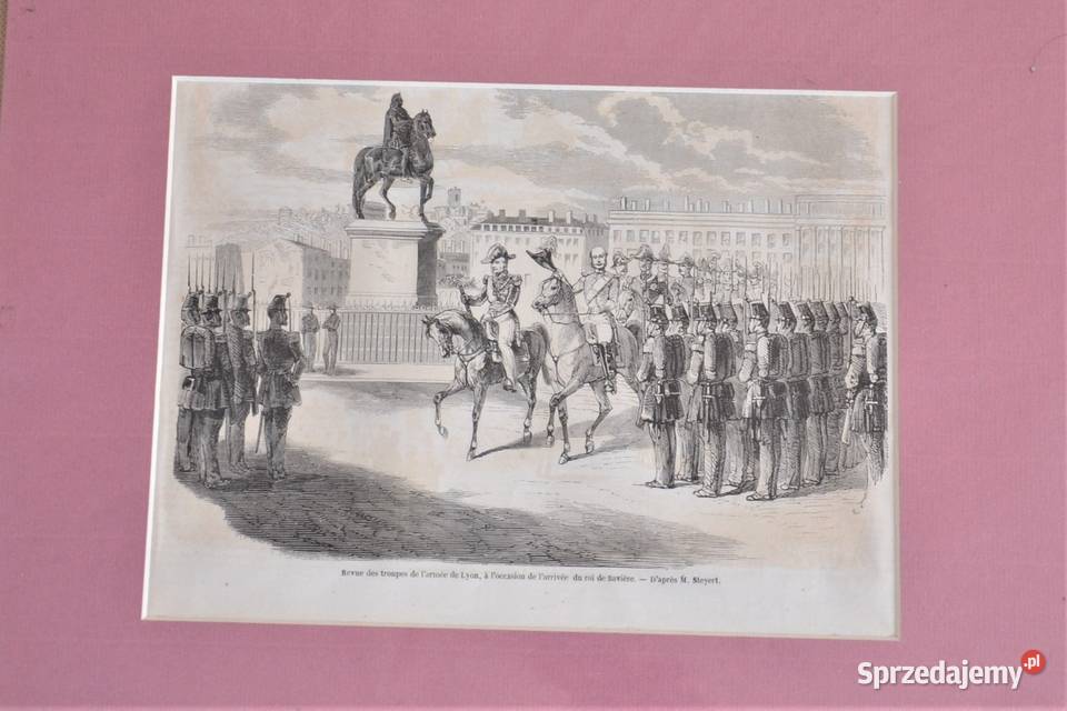 Drzeworyty litografie Świat Mody Francja XIXw mazowieckie Warszawa