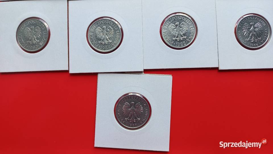 50 groszy PRL wszystkie roczniki aluminiowe Trzebinia