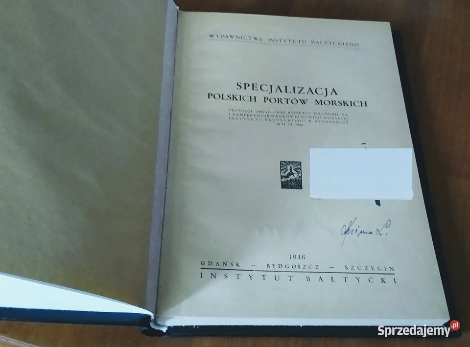 Specjalizacja polskich portów morskich protokół pomorskie Gdańsk sprzedam