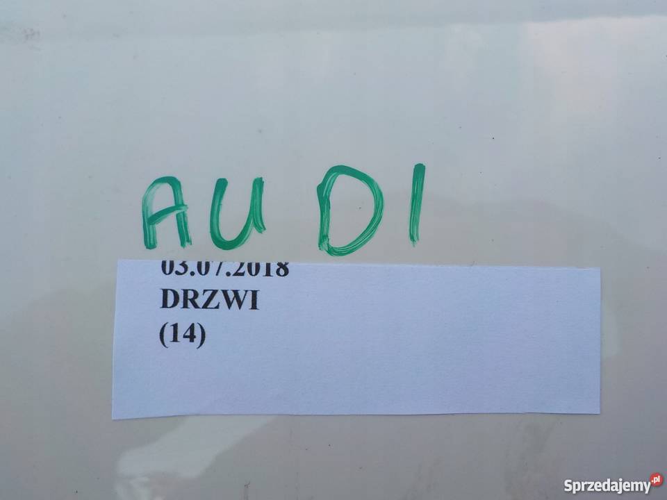 DRZWI LEWE TYLNE AUDI A4 B7 osobowe sprzedam