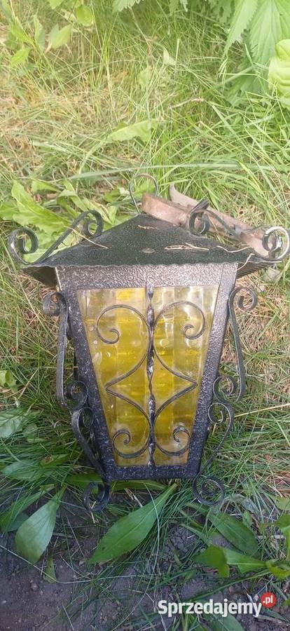 Francuska kuta lampa ogrodowa kinkiet vintage Lampy ogrodowe Lublin