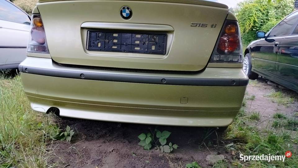 Bmw e46 compakt zderzak tylny kompletny w kolor