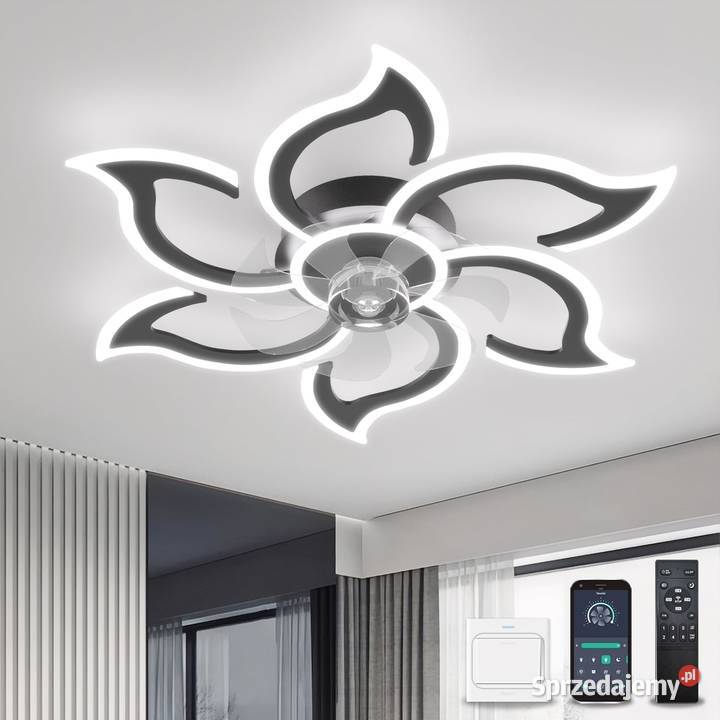 Lampa sufitowa led z wentylatorem Ventilo Bytom