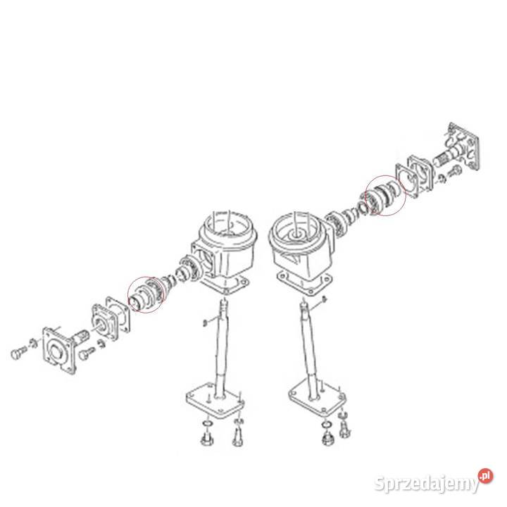 Uszczelniacz 40 x 62 x 12 mm Yanmar YM135 YM1100 Skrzynia biegów Tajęcina sprzedam