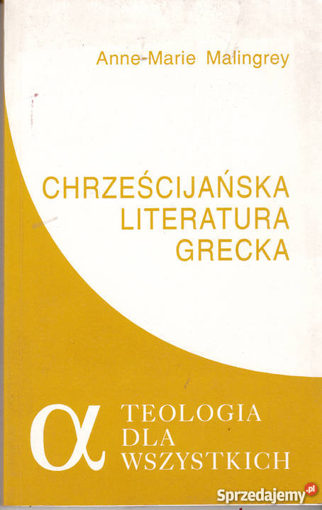 01246 CHRZEŚCIJAŃSKA LITERATURA GRECKA ANNE Czyrna
