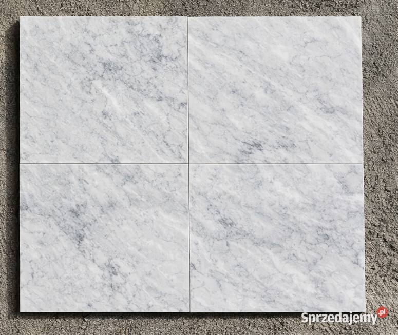 Płytka marmurowa CARRARA BIANCO 61x61x1 matowa