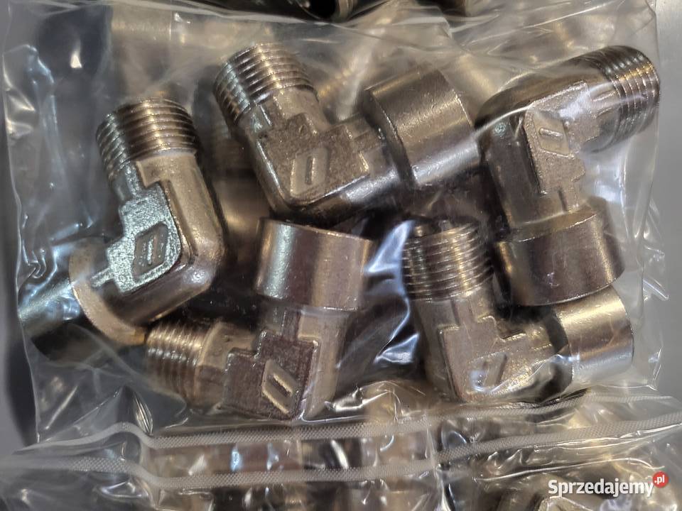 Kolanko 12 mosiądz niklowany Kraków