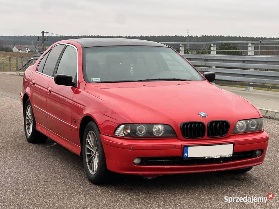 BMW E39 30d M57D30 manual Hellrot Suwałki