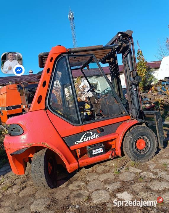 Wózek widłowy Linde H60d sprowadzony