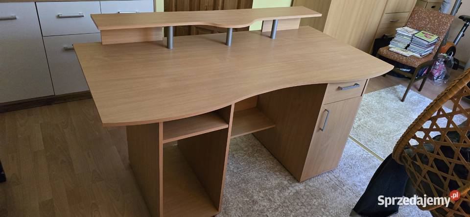 Biurko z nadstawka 160 74cm