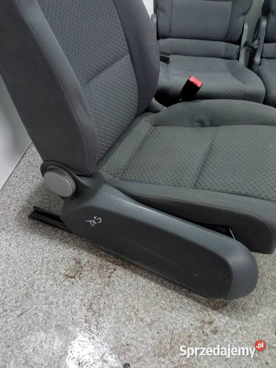FOTELE PRZÓD KANAPA II RZĄD GRZANE 1T KPL VW