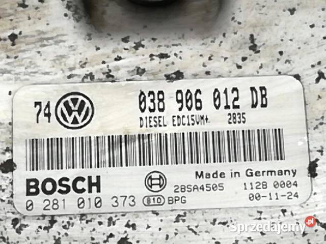 STEROWNIK SILNIKA 0281010373 VW Golf IV 19 D osobowe