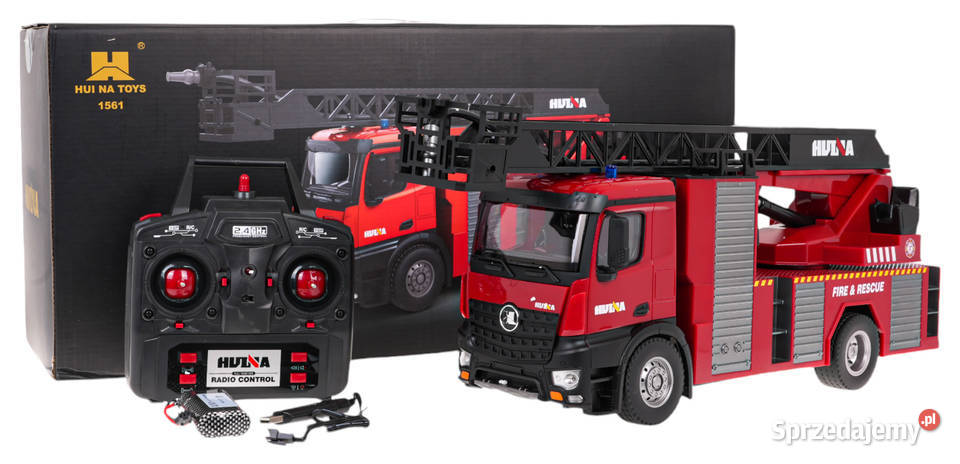 Zdalnie sterowany wóz strażacki RC 1 14 MEGA Pojazdy elektryczne i spalinowe Warszawa