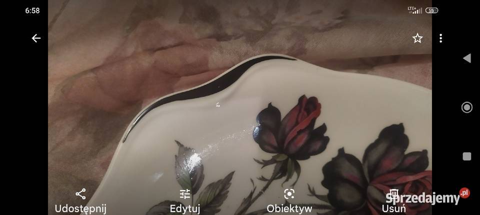 Duża patera królewska porcelana Royal Albert Porcelana i szkło Wrocław