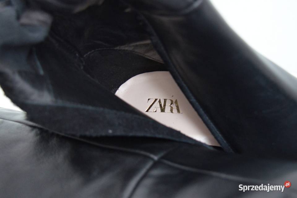 Pełne KOBIECEGO WDZIĘKU kozaki ZARA zakrywające Białystok