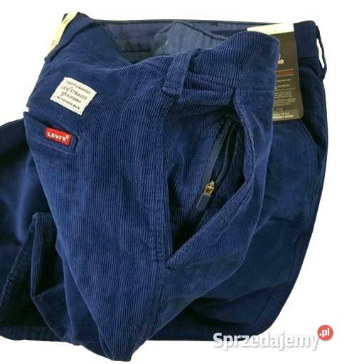Męskie sztruksy Levis XX Chino niebieskie Levis Tarnowskie Góry