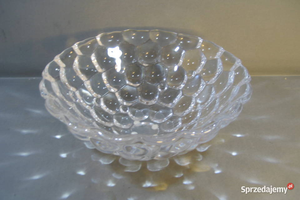 Patera Szklana Orrefors Malina